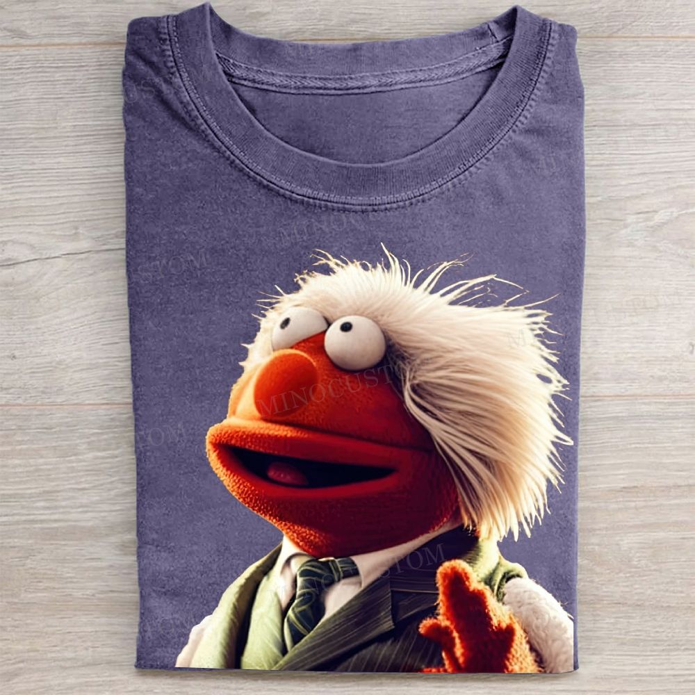  Elegant Muppet Character Formal Portrait Vintage Washed Tee 