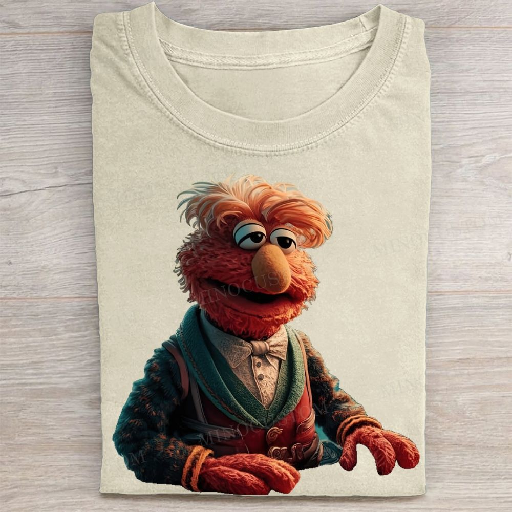 Gentleman Muppet Character Vintage Washed Tee