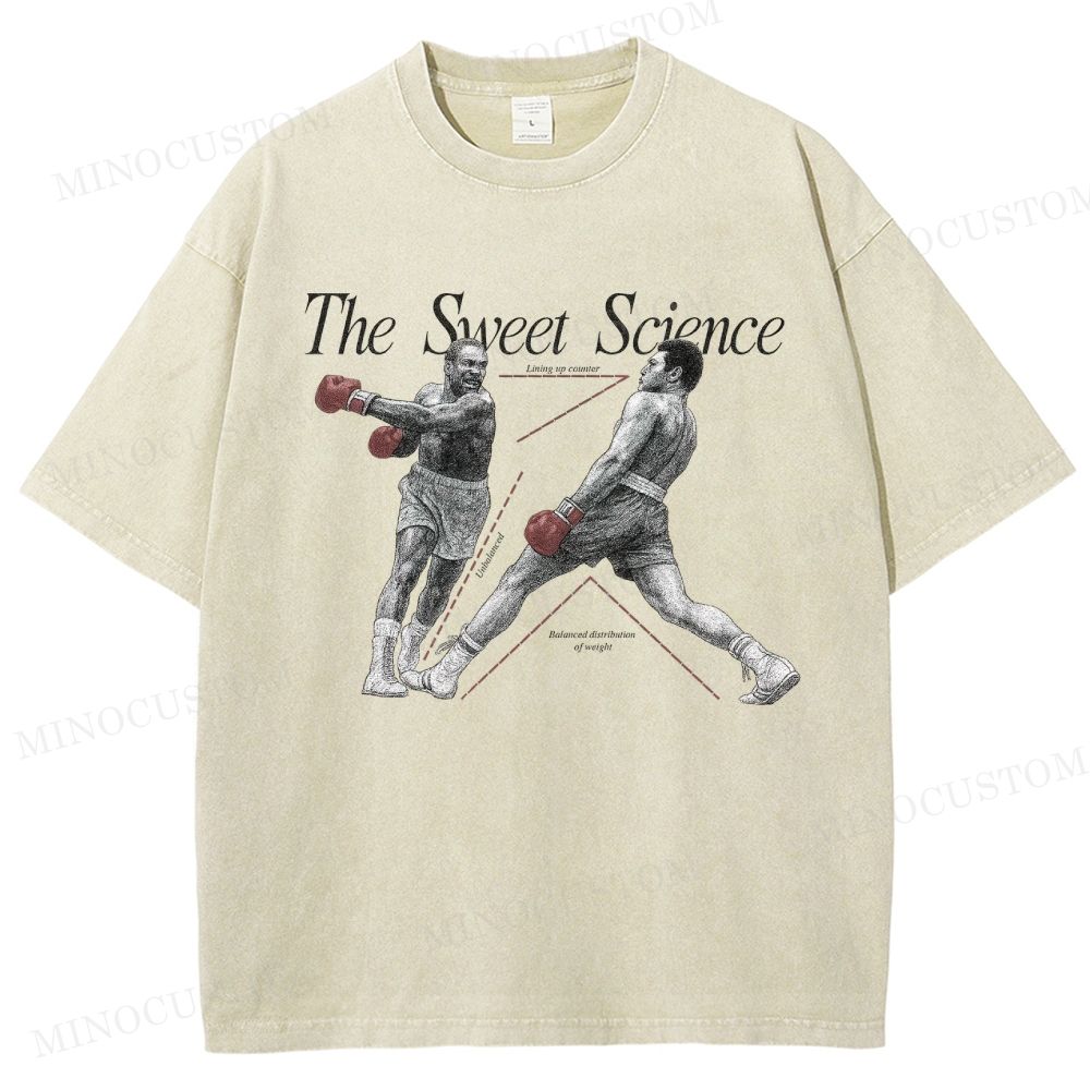 The Sweet Science Boxing Legends Washed T-Shirt 