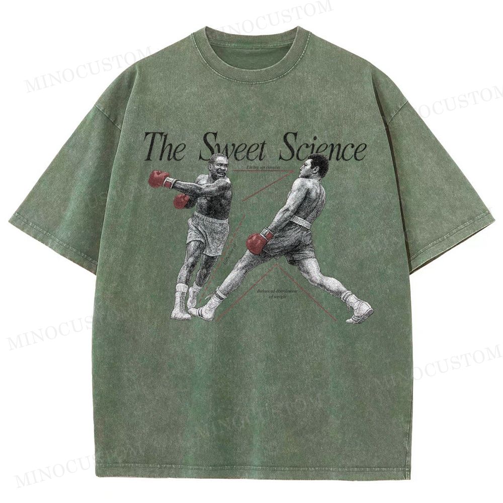 The Sweet Science Boxing Legends Washed T-Shirt 