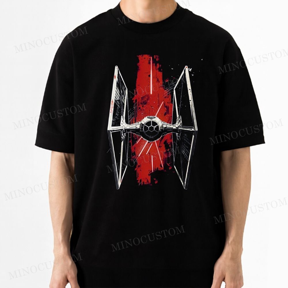 Washed Star Wars TIE Fighter Graphic Cotton T-shirt