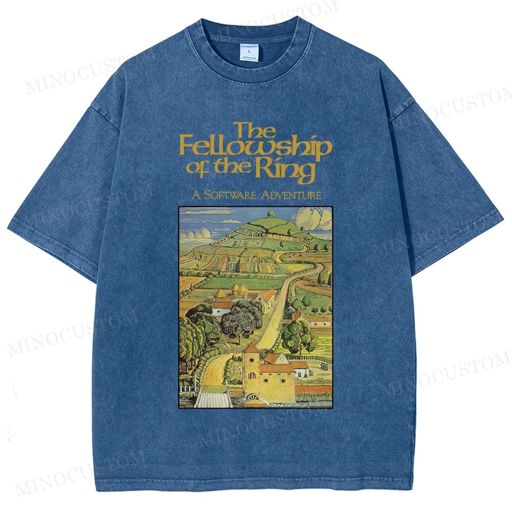"Software Fellowship Adventure Vintage Landscape Washed T-Shirt