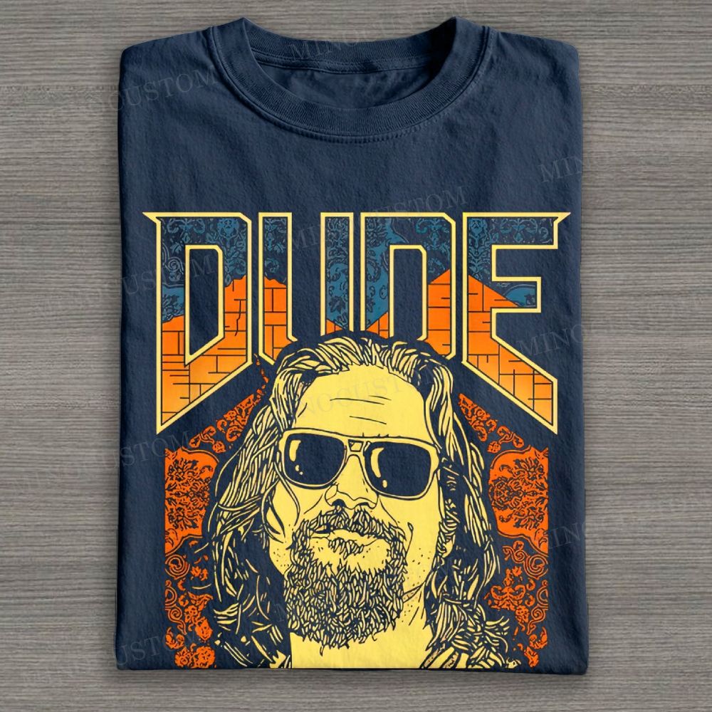 Retro Dude Sunglasses Vintage Graphic Cotton T-shirt 