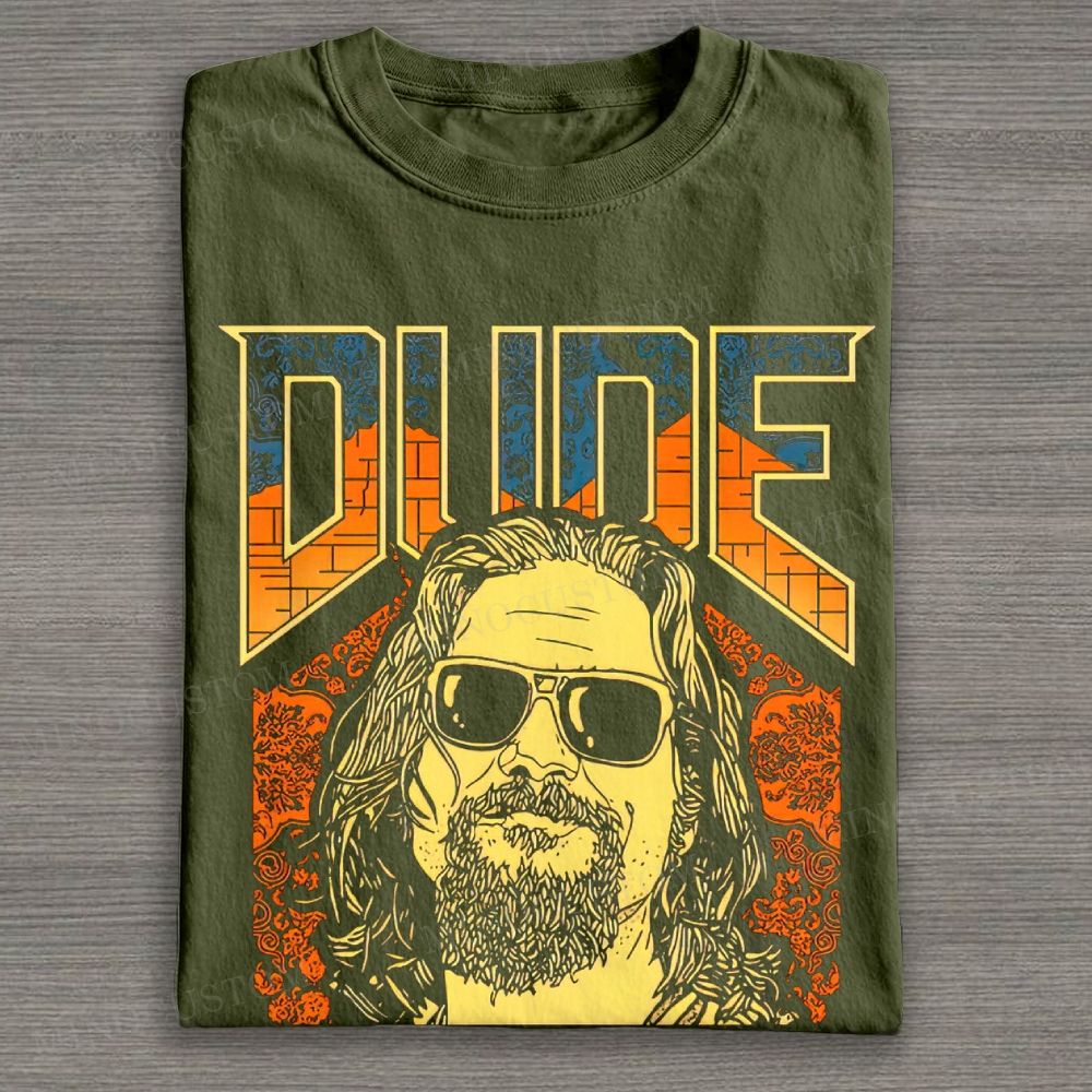 Retro Dude Sunglasses Vintage Graphic Cotton T-shirt 