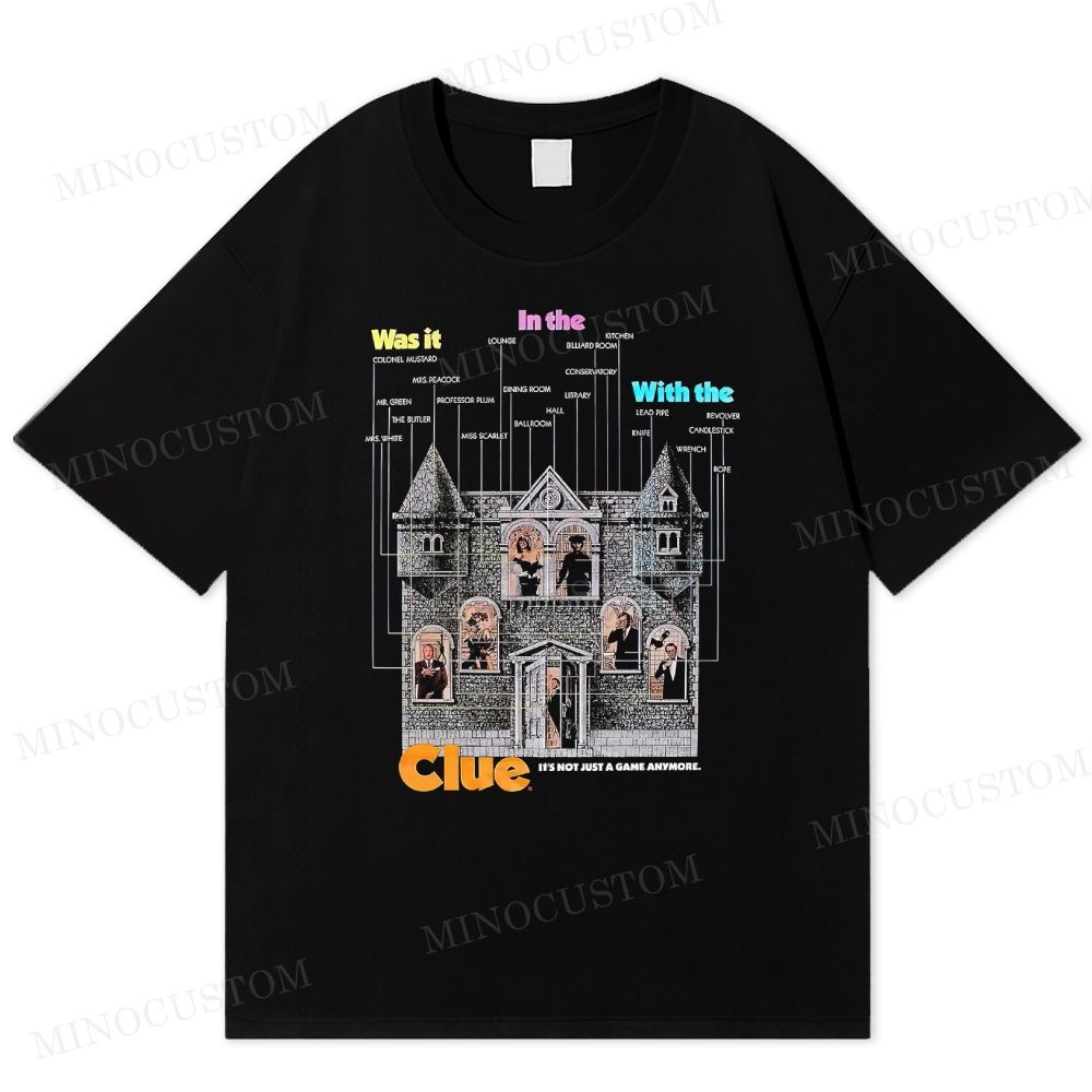 Clue Movie Mansion Graphic Cotton T-shirt
