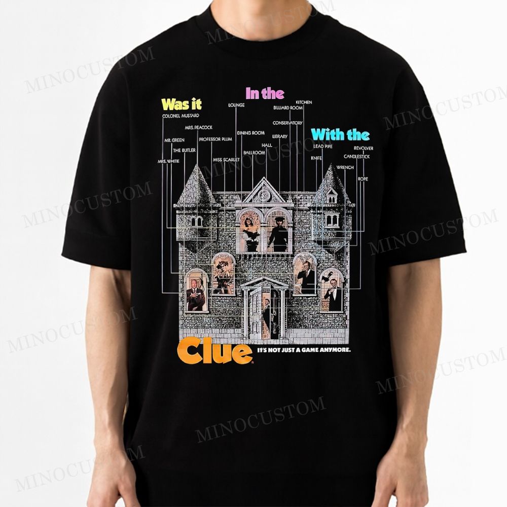 Clue Movie Mansion Graphic Cotton T-shirt