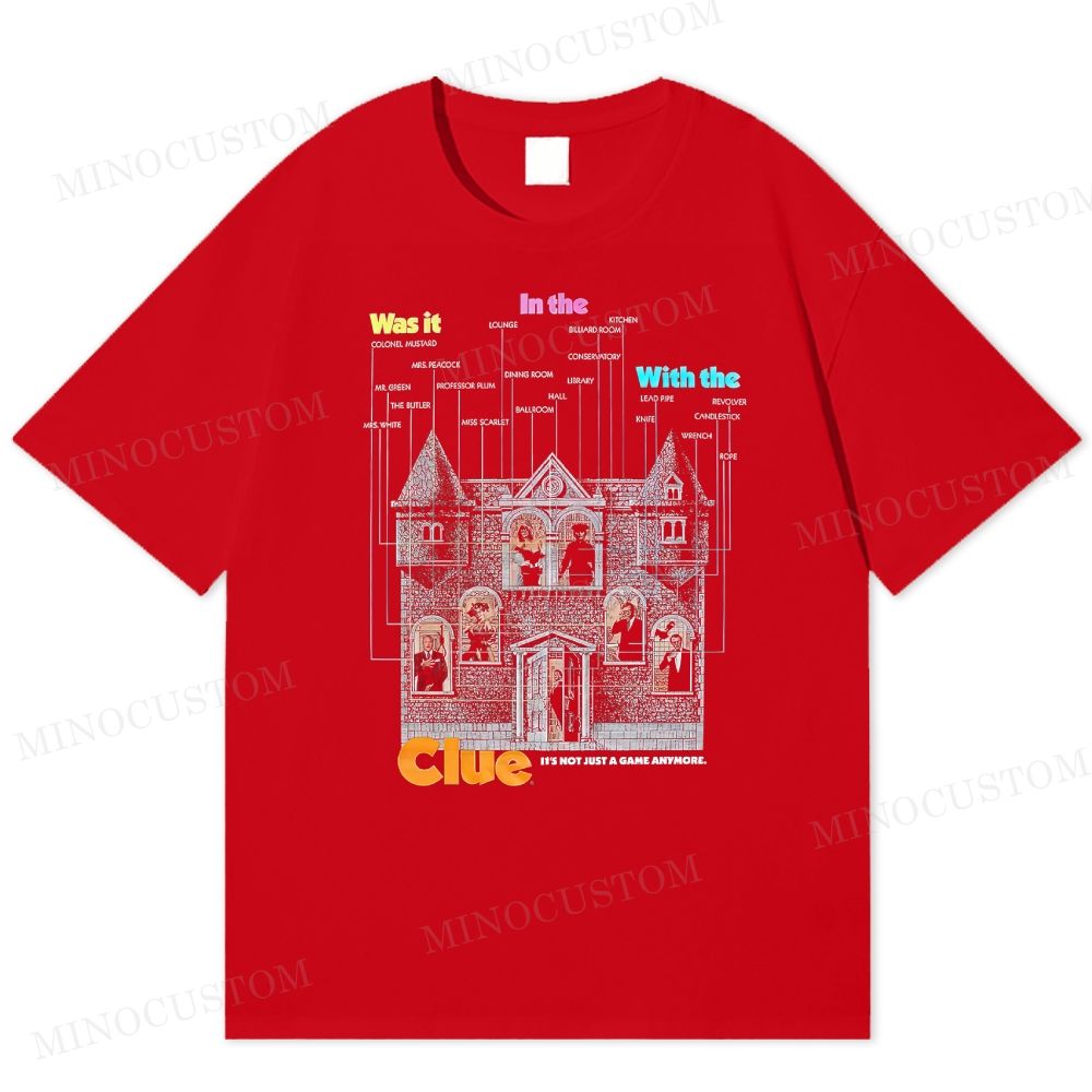 Clue Movie Mansion Graphic Cotton T-shirt