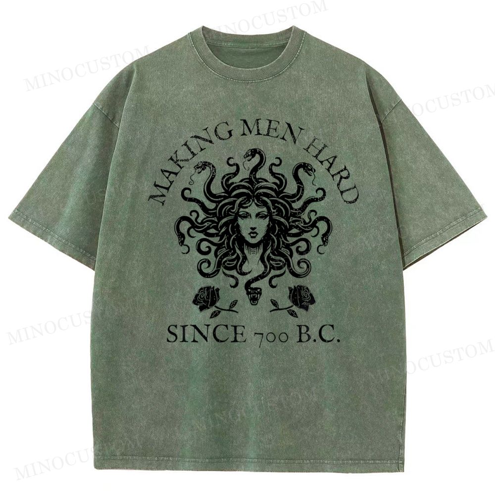 "Making Men Hard" Medusa Washed T-Shirt 