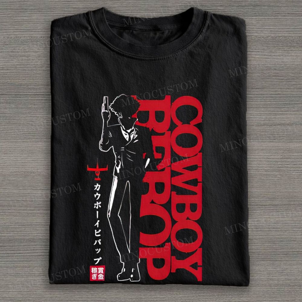 Shadow a Space Cowboy Cotton T-shirt 