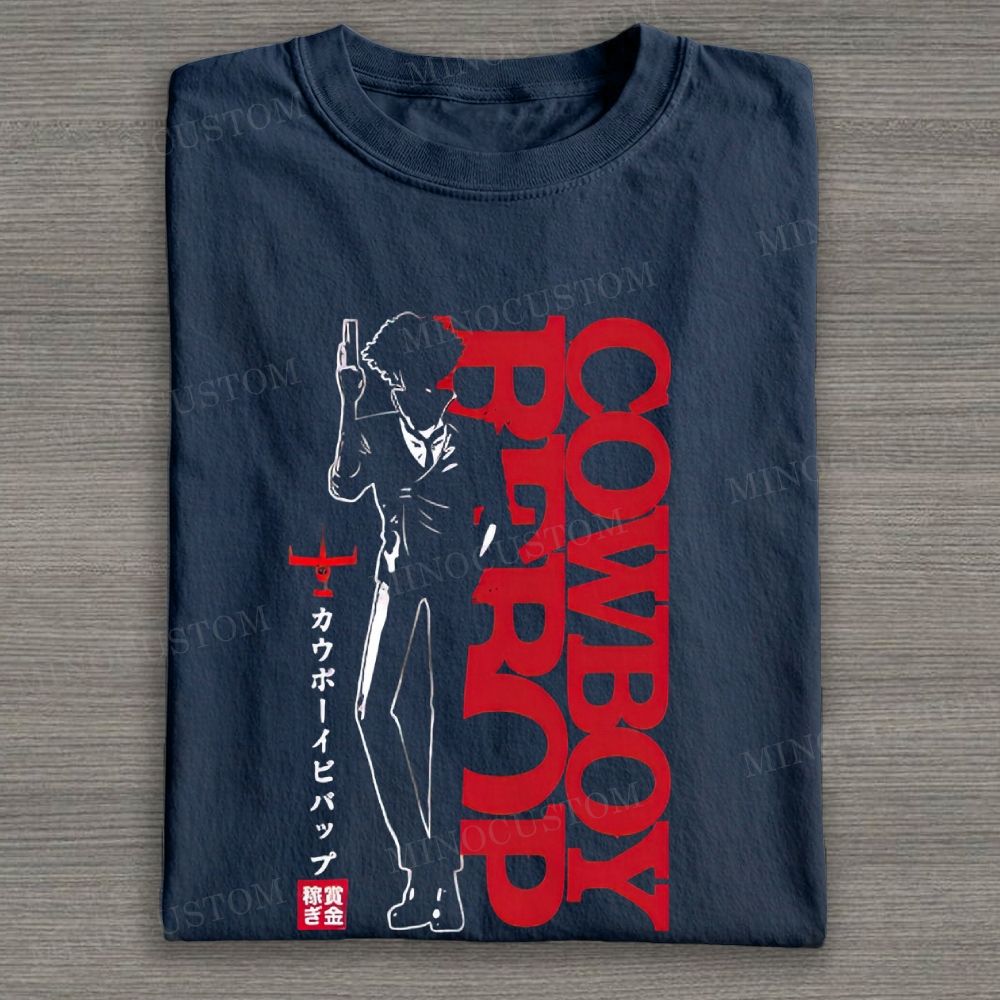Shadow a Space Cowboy Cotton T-shirt 