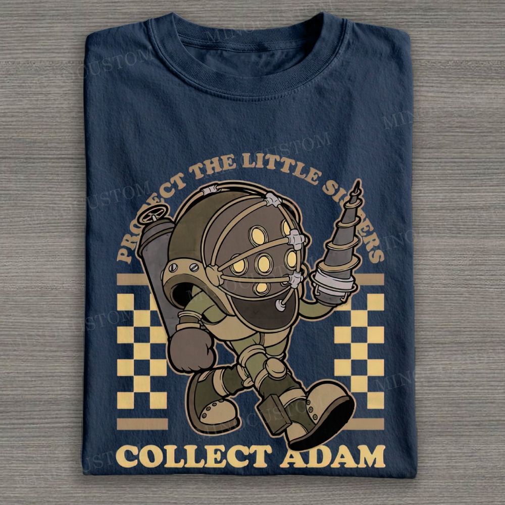 Game Mascot Big Protector Cotton T-shirt 