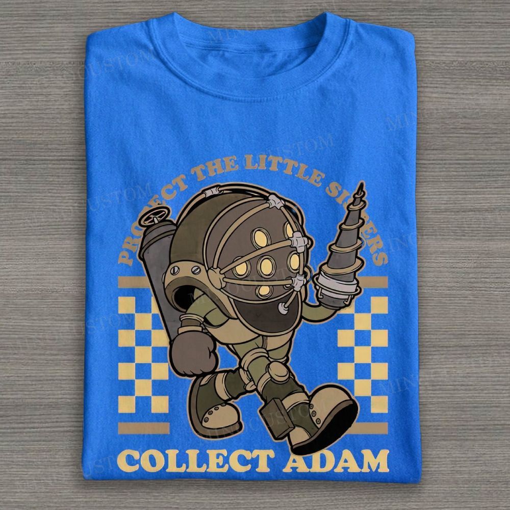 Game Mascot Big Protector Cotton T-shirt 