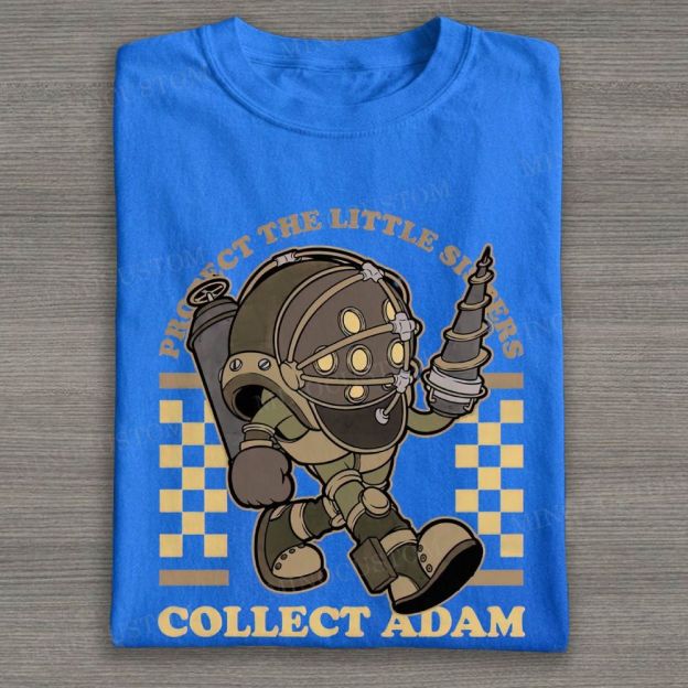 Game Mascot Big Protector Cotton T-shirt 