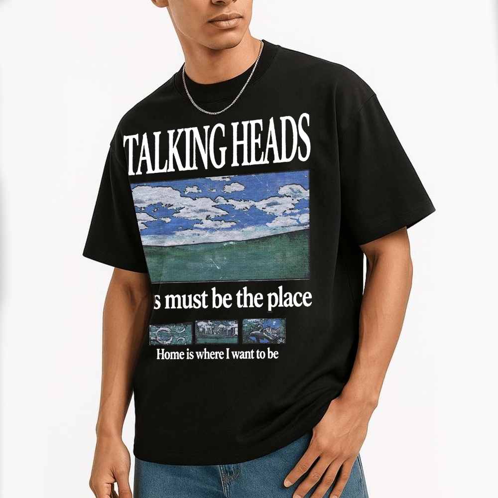  Music-Inspired  Cotton T-shirt 