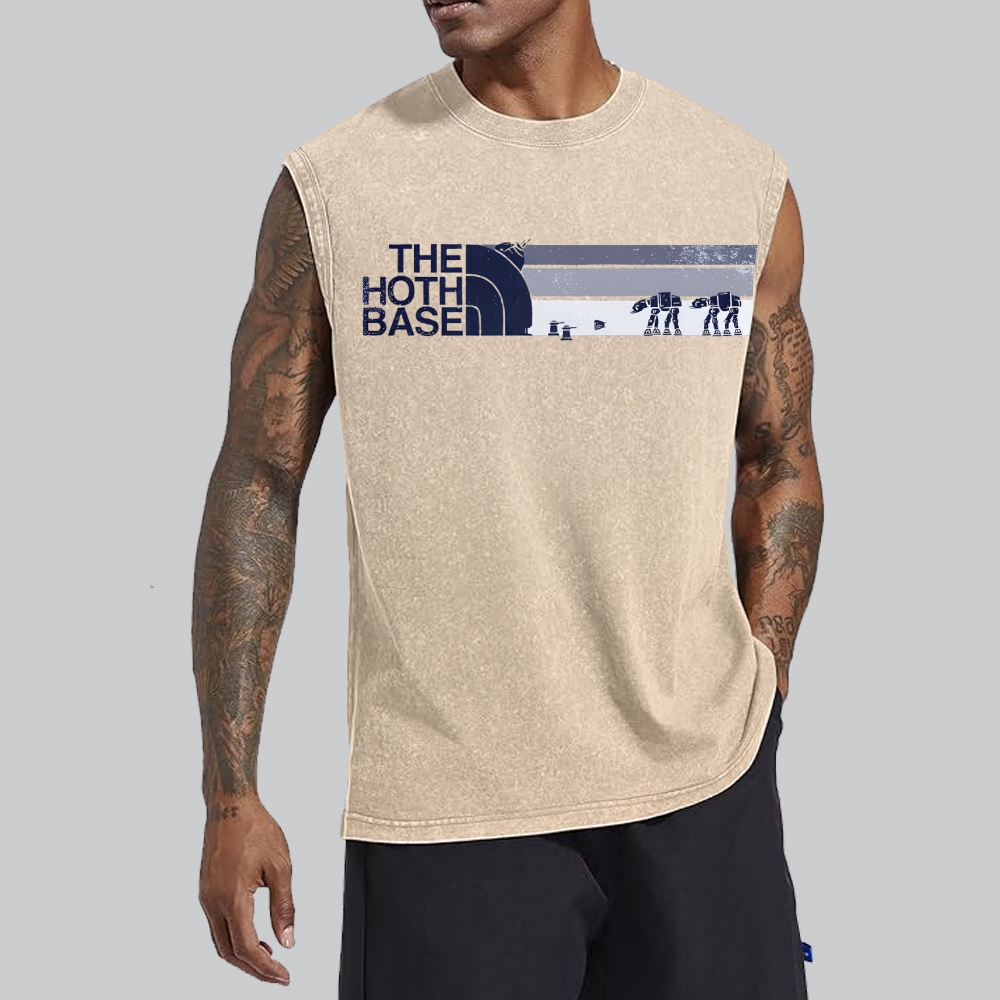 THE HOTH BASE Geeky Vintage  Washed Vest 