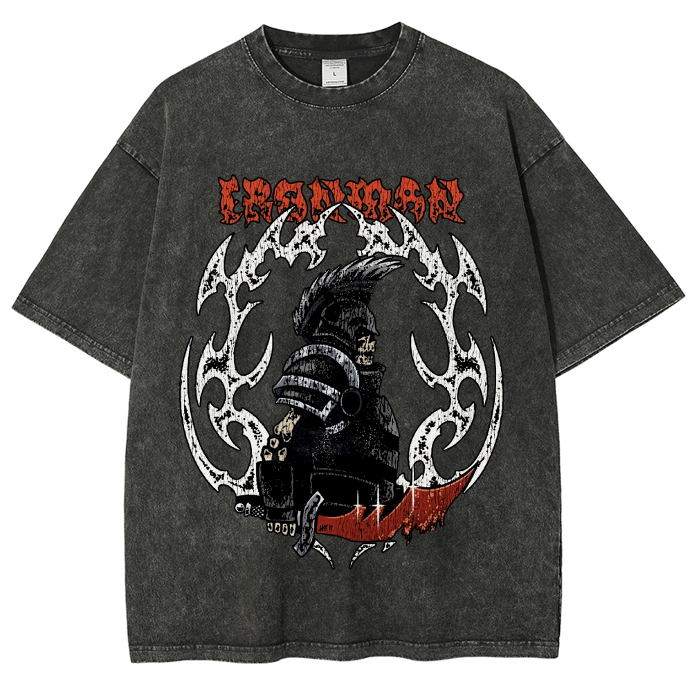 Vintage "Ironman" OSRS Graphic Oversized Washed T-Shirt