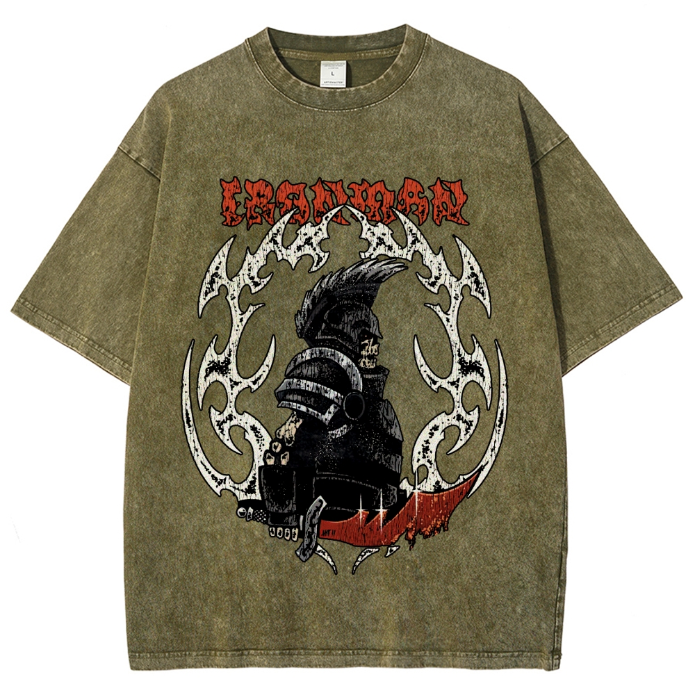 Vintage "Ironman" OSRS Graphic Oversized Washed T-Shirt