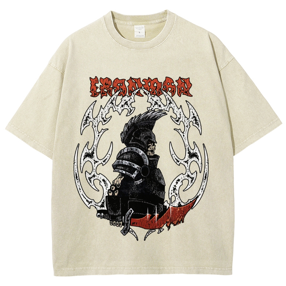 Vintage "Ironman" OSRS Graphic Oversized Washed T-Shirt