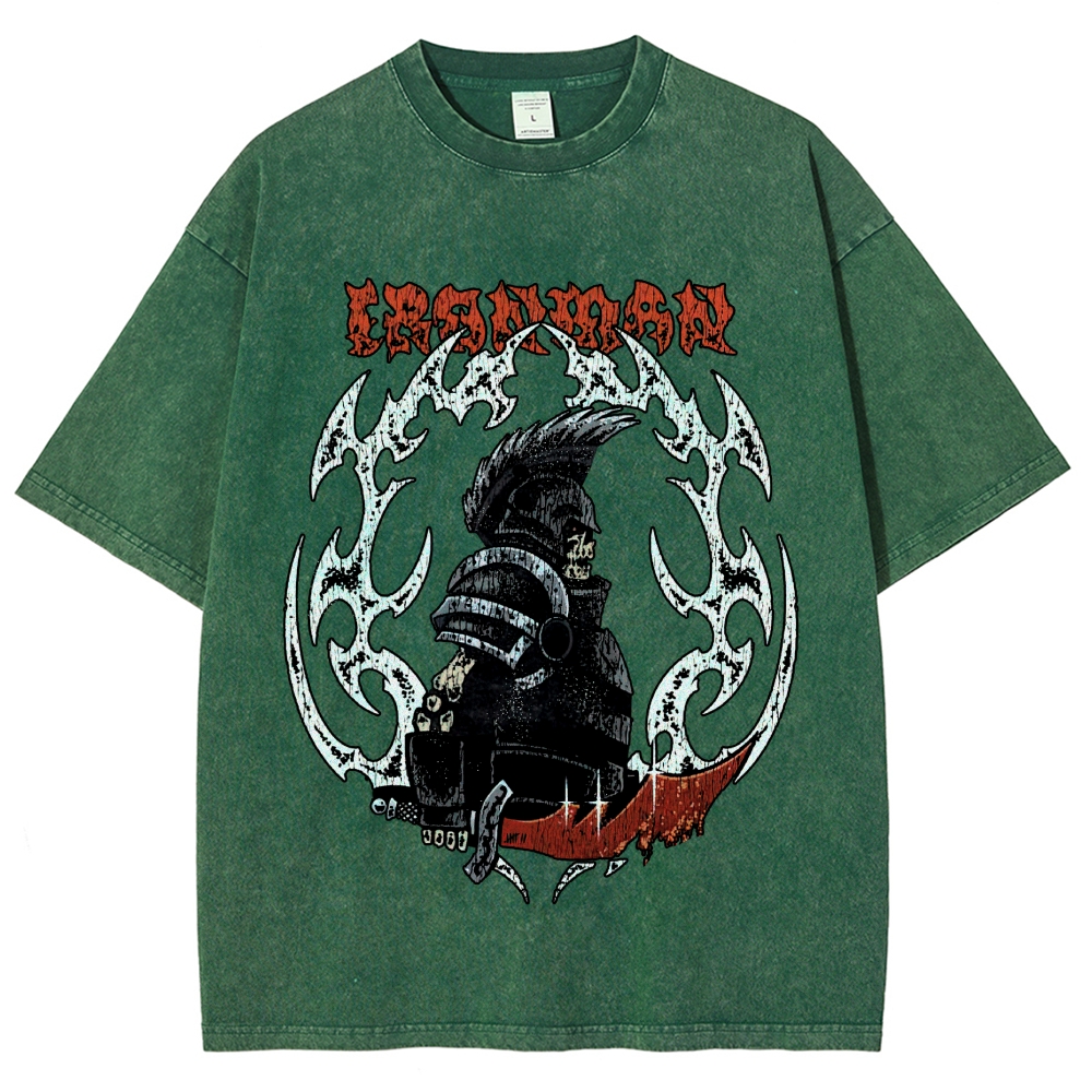 Vintage "Ironman" OSRS Graphic Oversized Washed T-Shirt