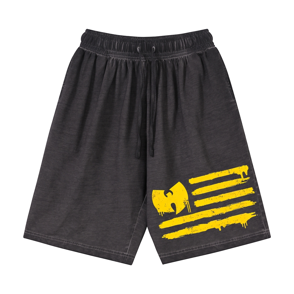 Wu-Tang Clan Drip Flag Gradient Shorts