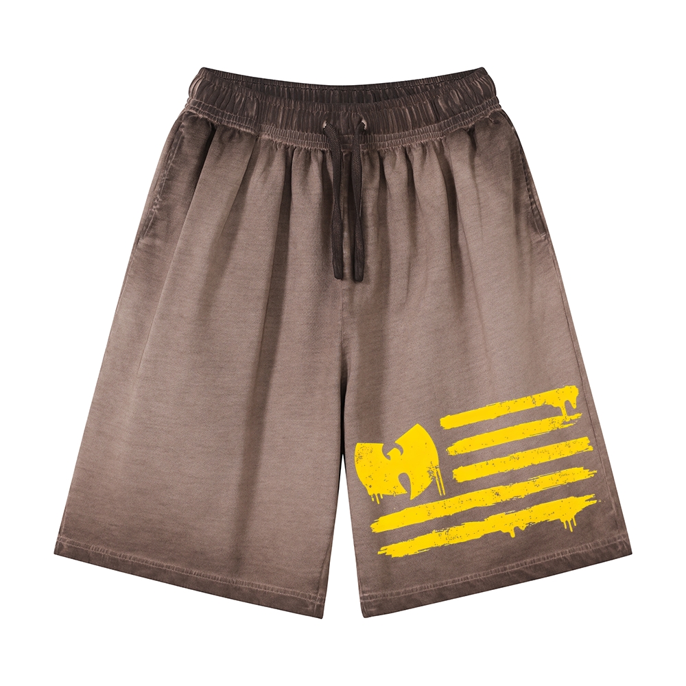 Wu-Tang Clan Drip Flag Gradient Shorts