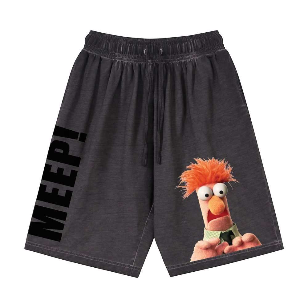 "MEEP!" Beaker Muppet Casual Gradient Shorts