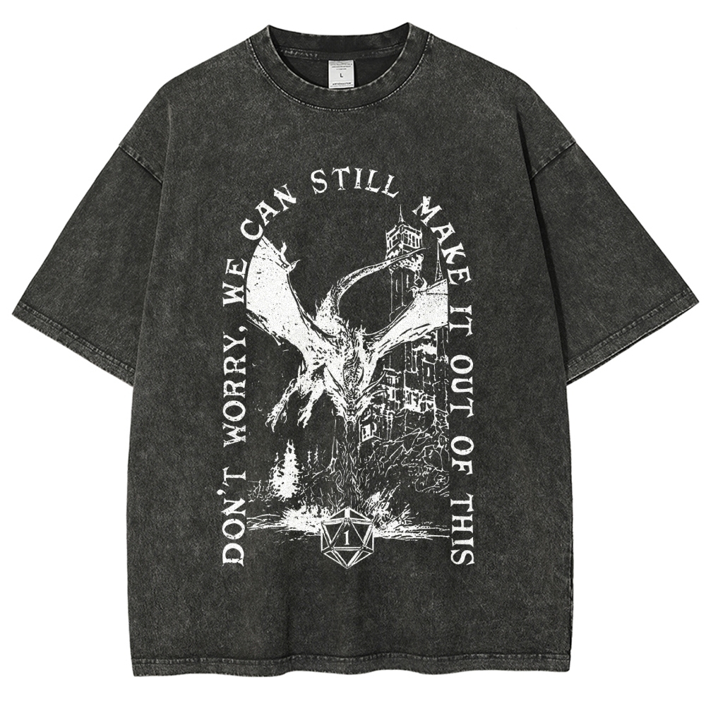 Vintage "Don't Worry, We'll Make It" D&D Washed T-Shirt