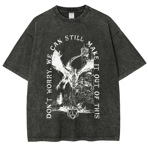 Vintage "Don't Worry, We'll Make It" D&D Washed T-Shirt
