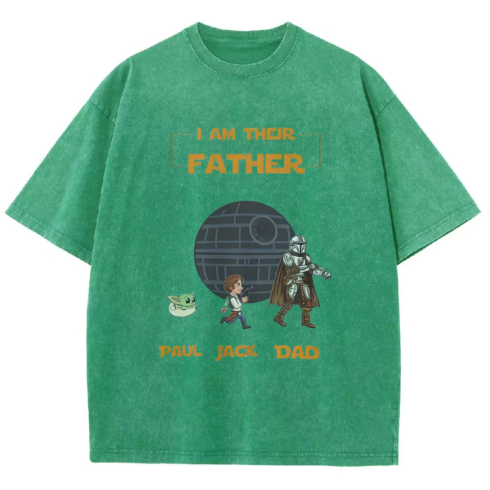 "I Am Their Father"  Washed T-Shirt