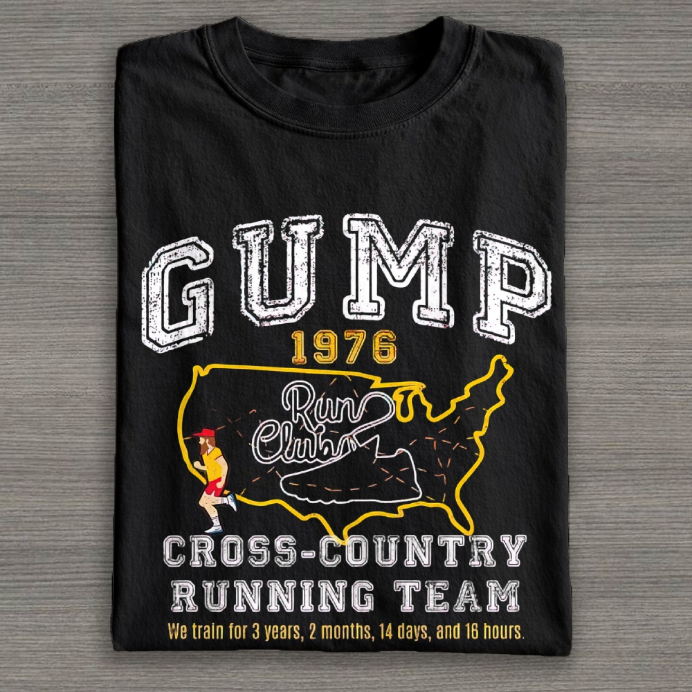 Gump Running Cotton T-shirt 