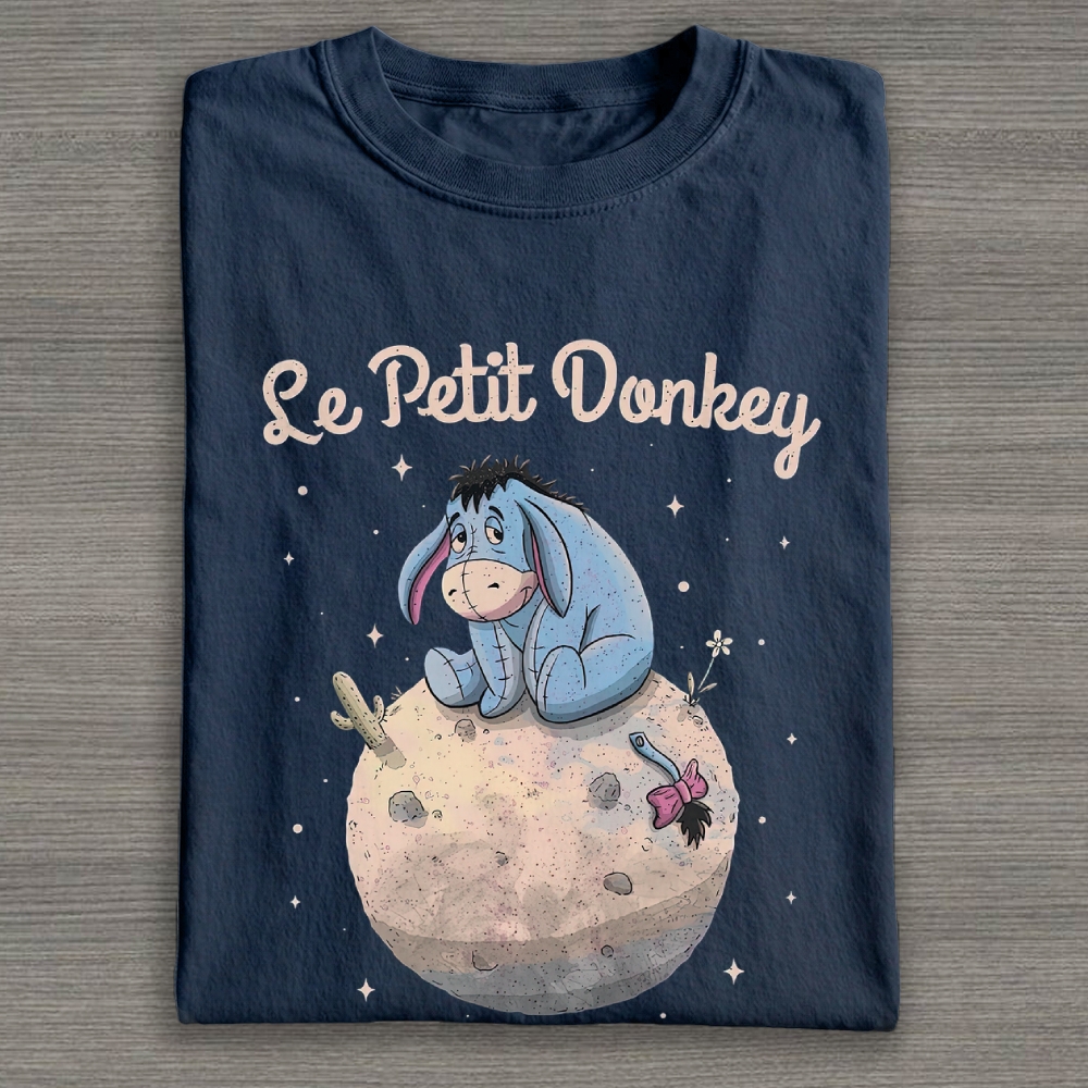 Le Petit Donkey Cotton T-shirt 