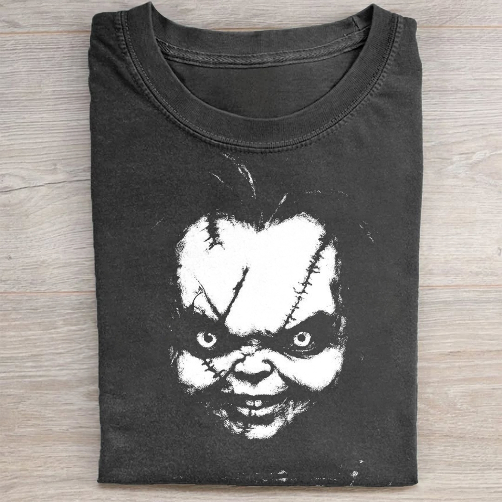 Chucky Horror Doll Vintage Washed Tee 