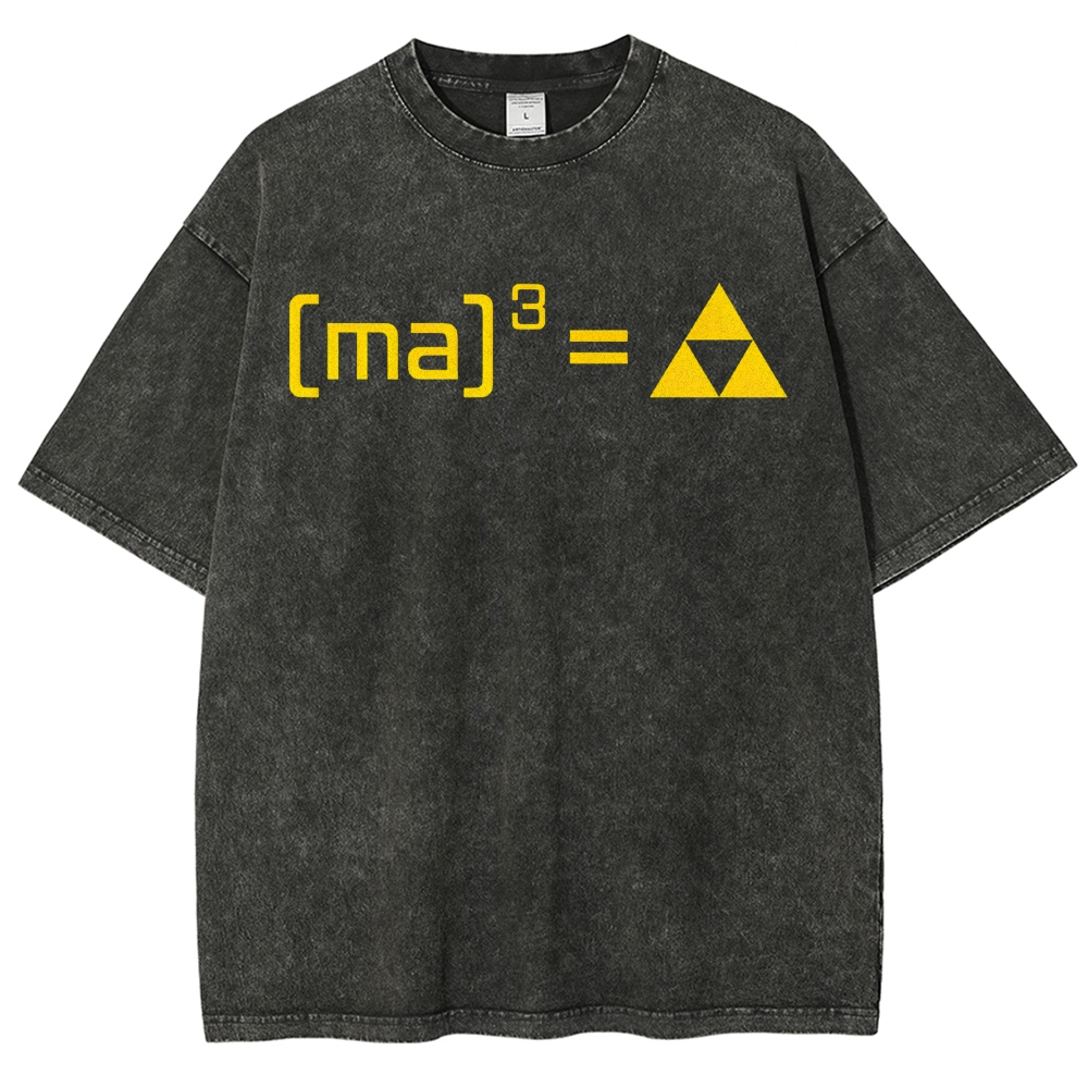 Forced Math Washed T-Shirt