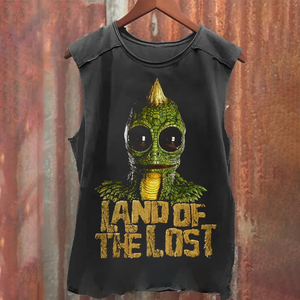 "Land of the Lost" Sleestak Vintage Washed Tank Top