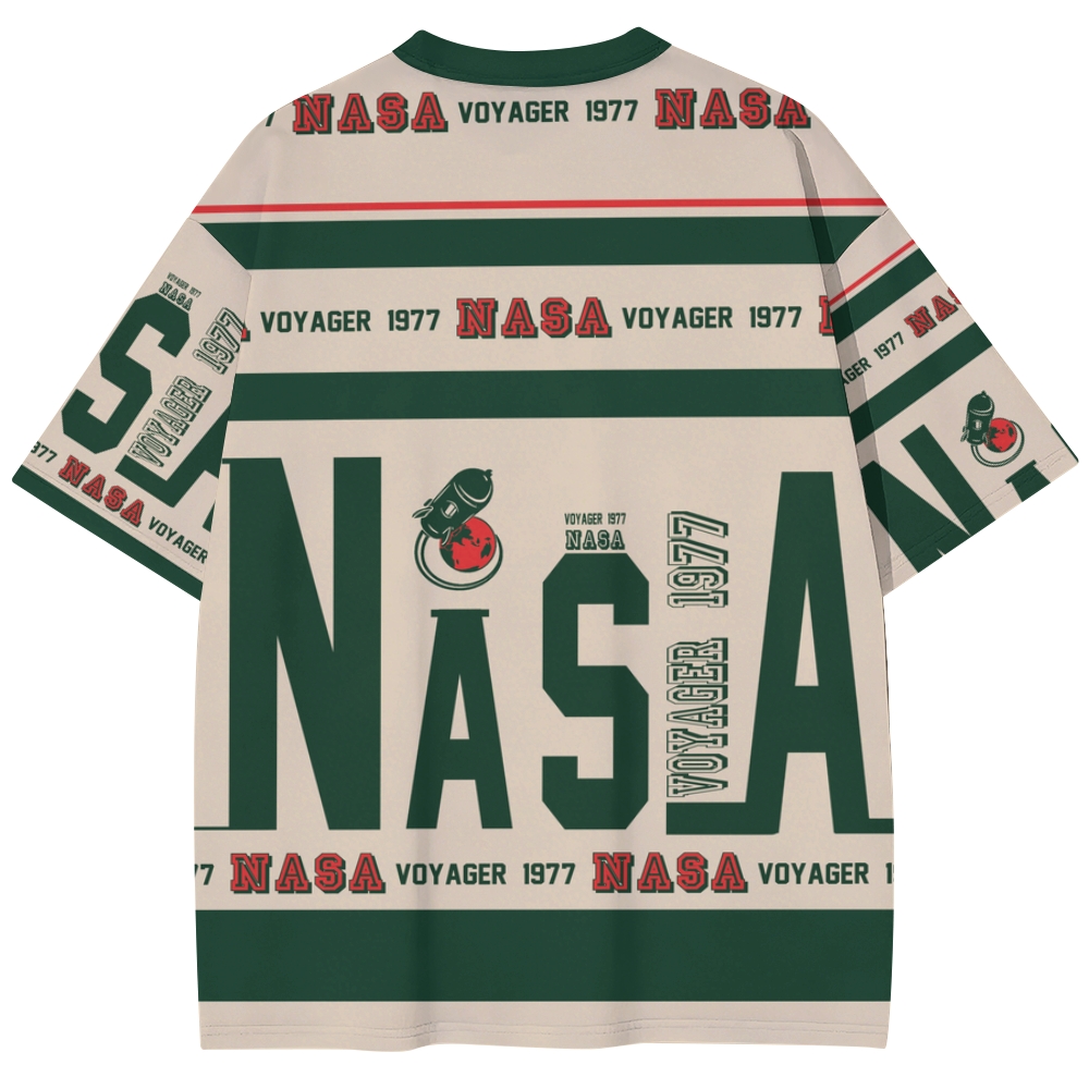 Vintage "NASA Voyager 1977" Space Print Graphic Unisex Print T-Shirt