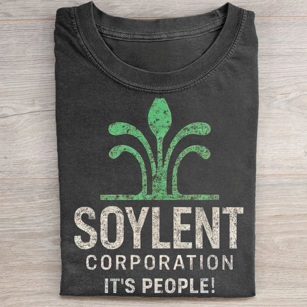 "Soylent Corporation It's People!" Retro Vintage Washed Tee