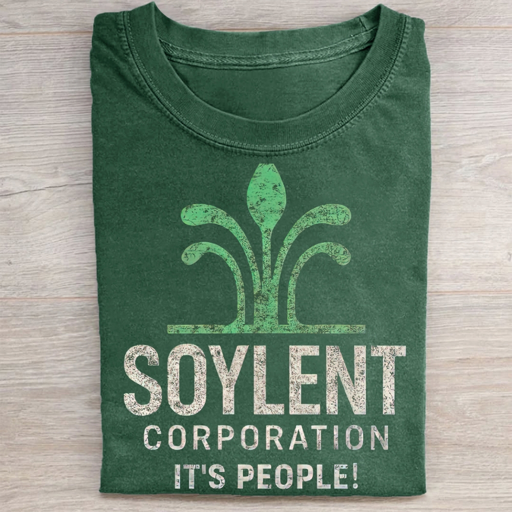 "Soylent Corporation It's People!" Retro Vintage Washed Tee