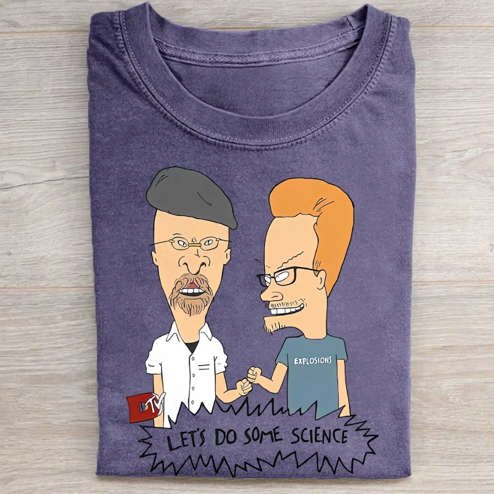  MythBusters "Let's Do Some Science" Crossover Vintage Washed Tee