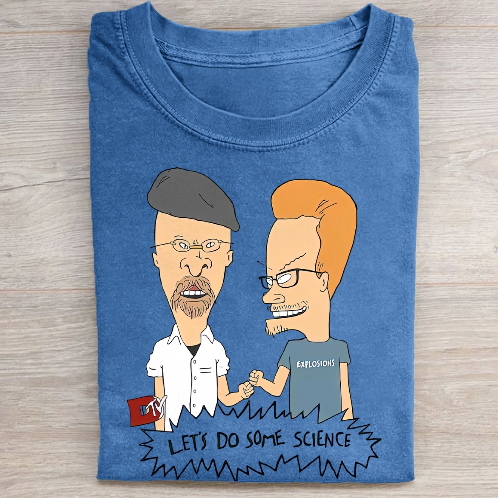  MythBusters "Let's Do Some Science" Crossover Vintage Washed Tee