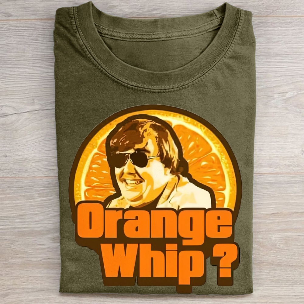 "Orange Whip?" Vintage Comedy Circle Vintage Washed Tee