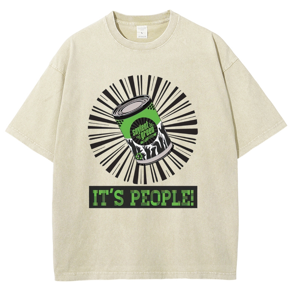 "Soylent Green It's People!" Vintage Can Washed T-Shirt