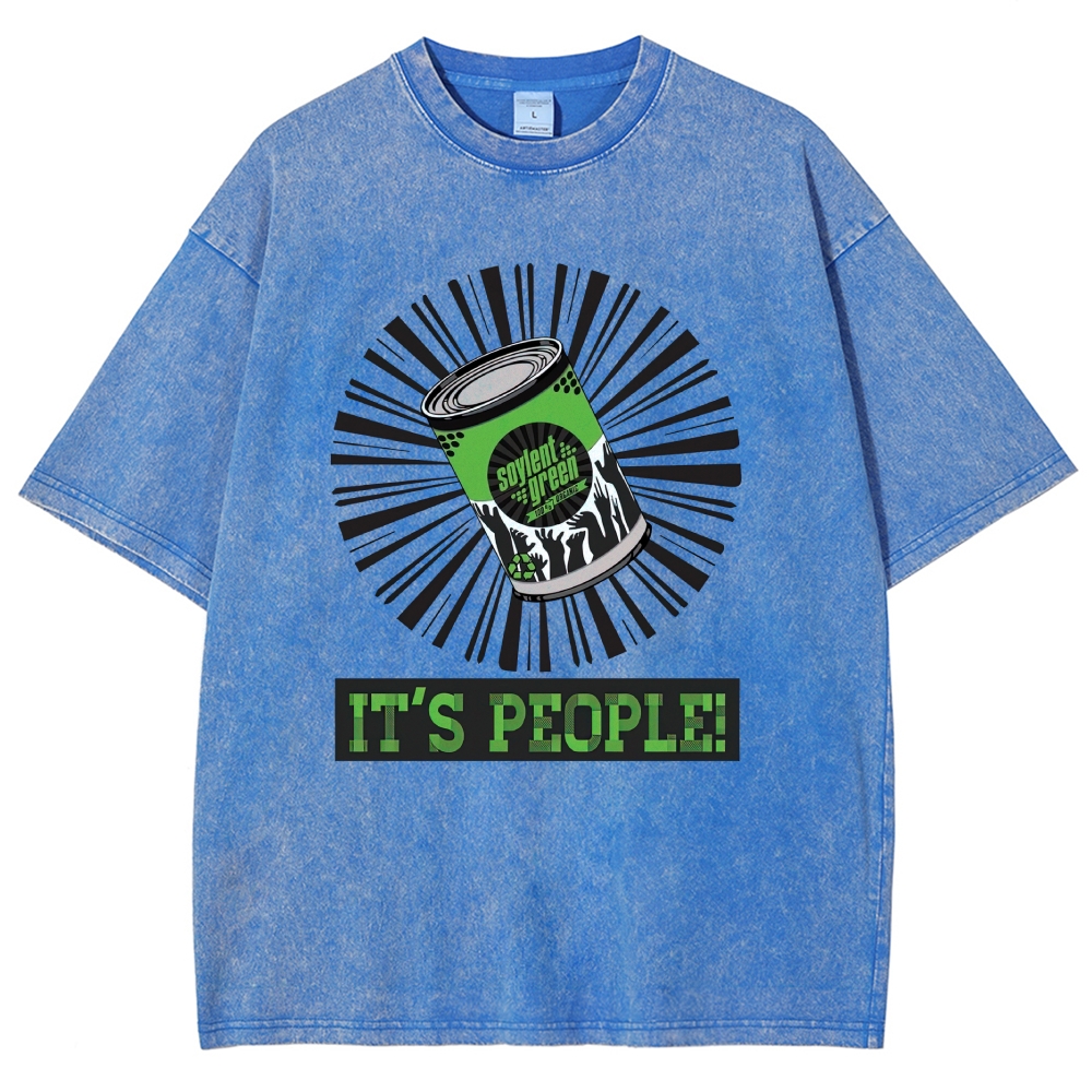 "Soylent Green It's People!" Vintage Can Washed T-Shirt