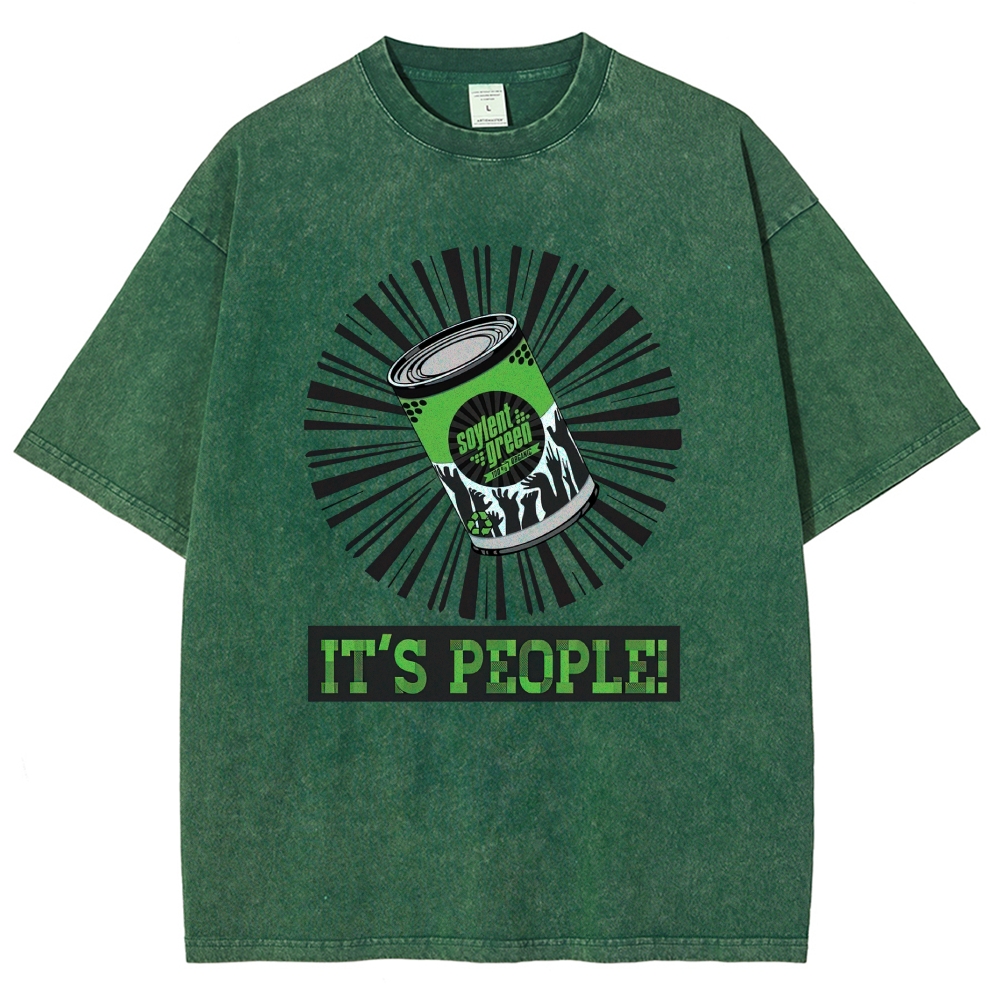 "Soylent Green It's People!" Vintage Can Washed T-Shirt