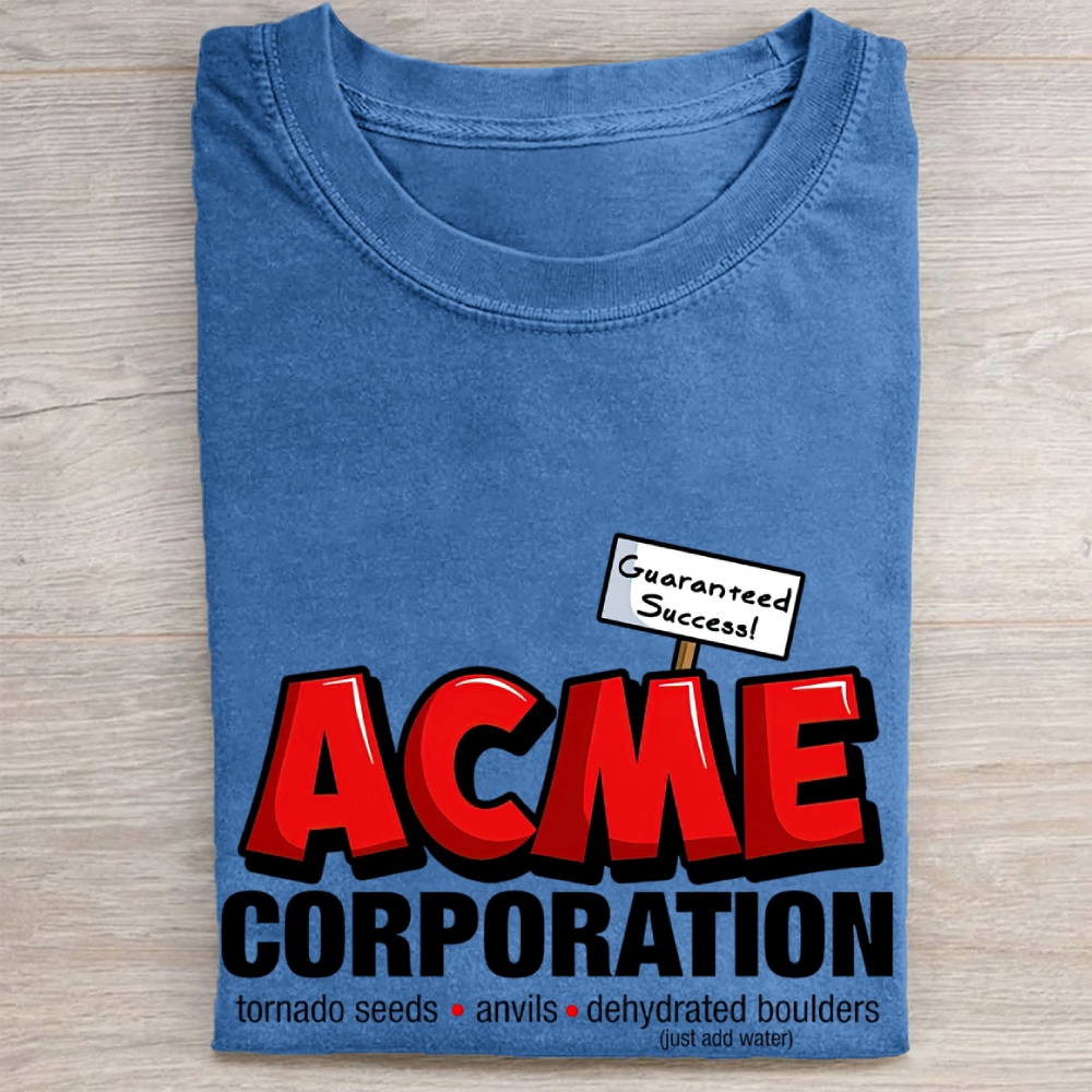 "ACME Corporation" Vintage Cartoon Washed Tee