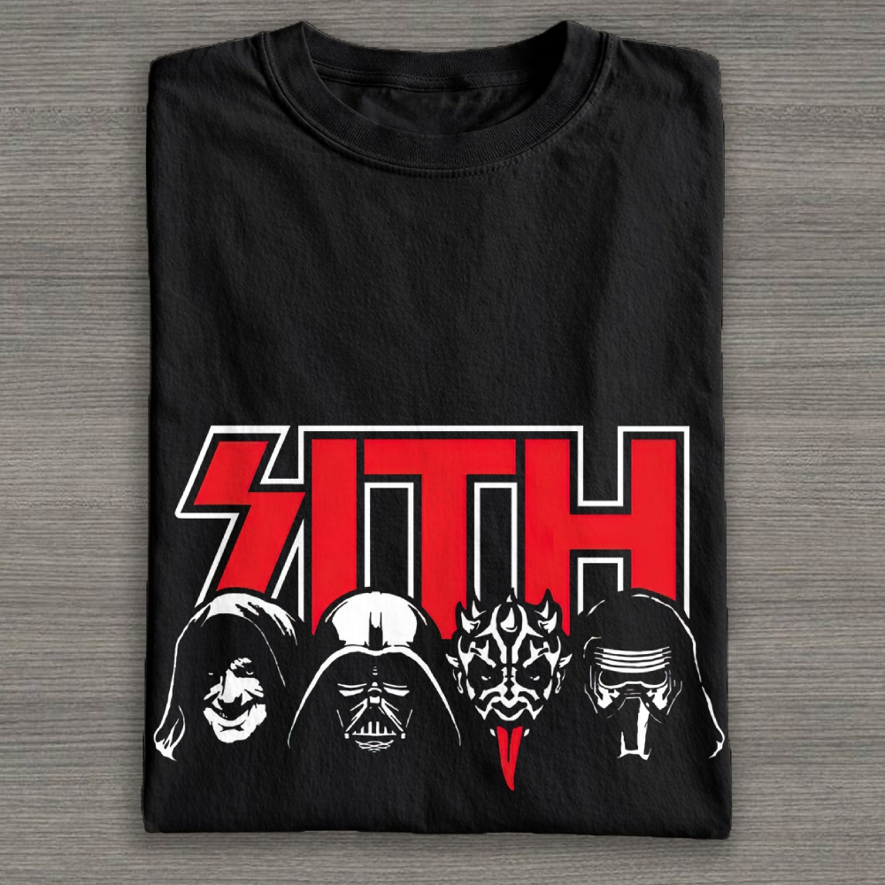 Sith Thrash Metal Graphic Cotton T-shirt 