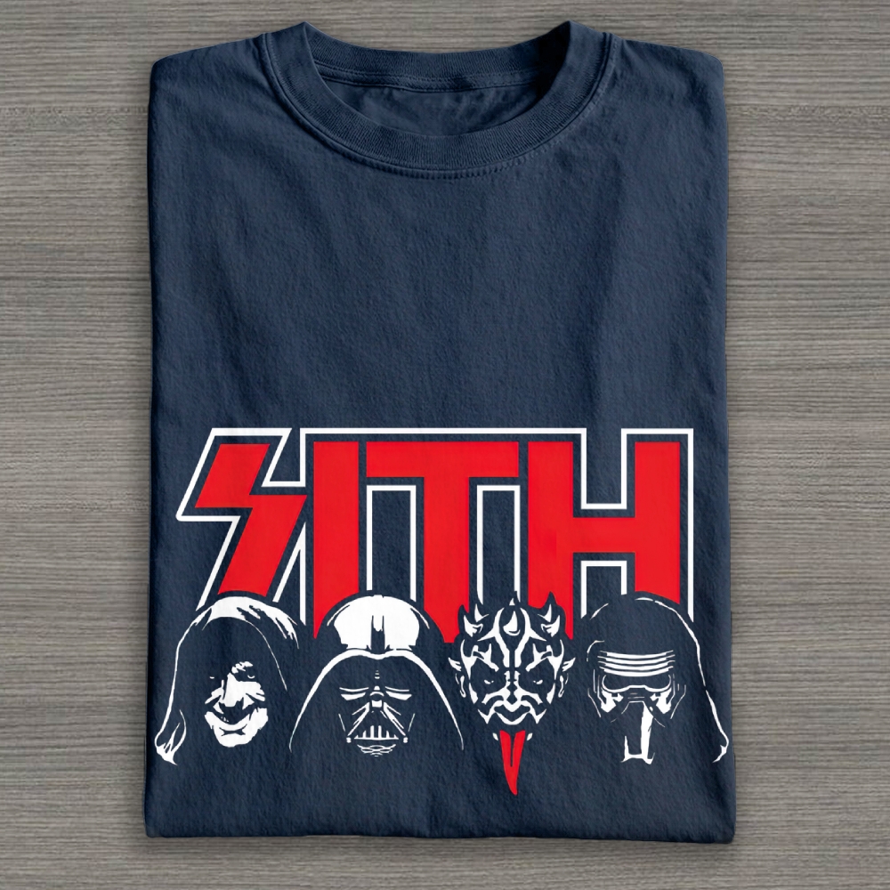 Sith Thrash Metal Graphic Cotton T-shirt 