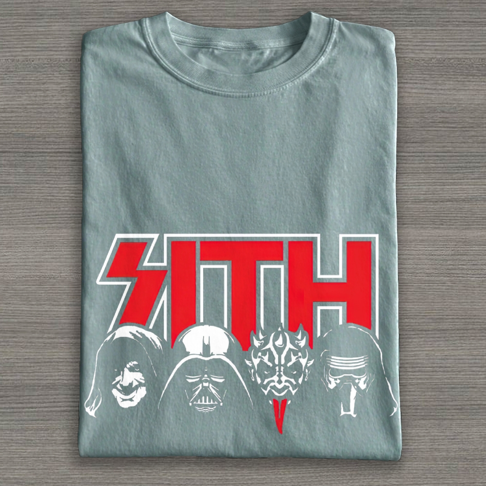 Sith Thrash Metal Graphic Cotton T-shirt 
