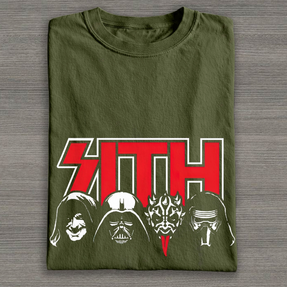 Sith Thrash Metal Graphic Cotton T-shirt 