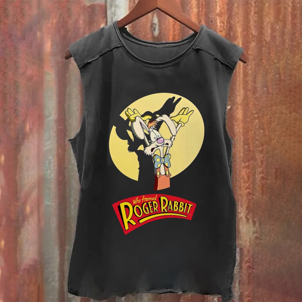 Retro Roger Rabbit Movie Washed Tank Top