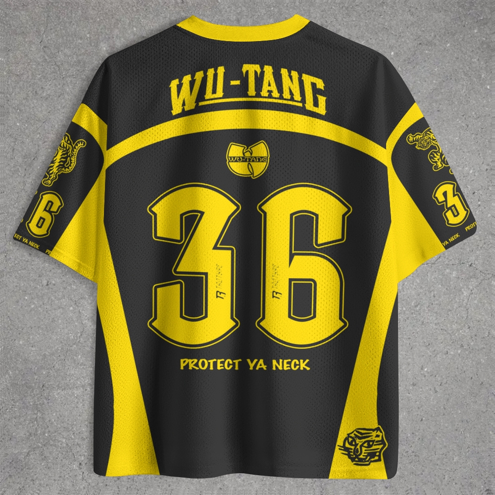 "Wu-Tang Protect Ya Neck" Vintage Sports Jersey Shirts